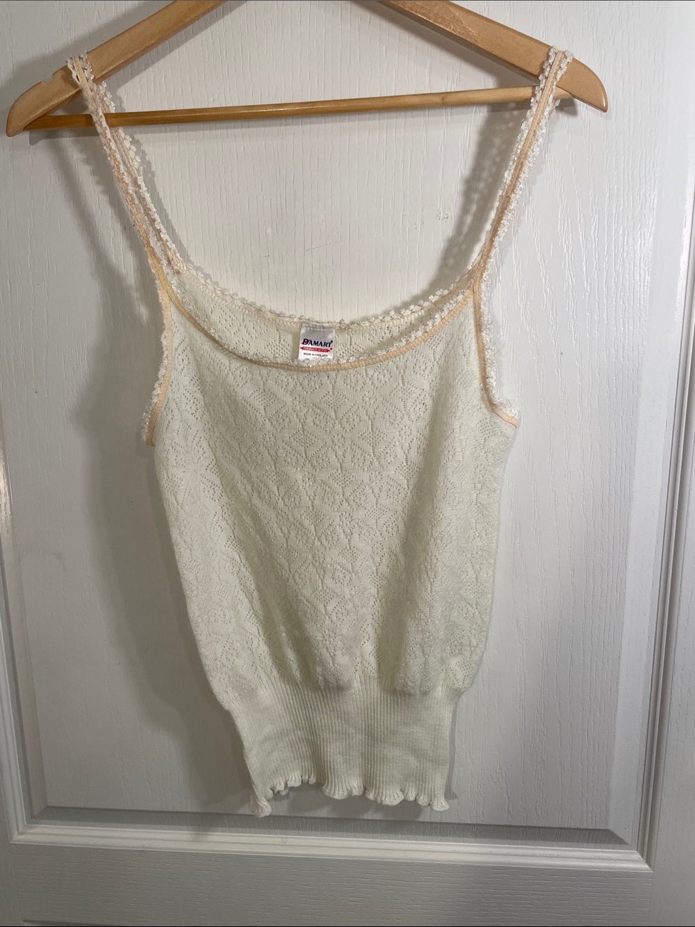 Lace-Trim Camisole - Cream